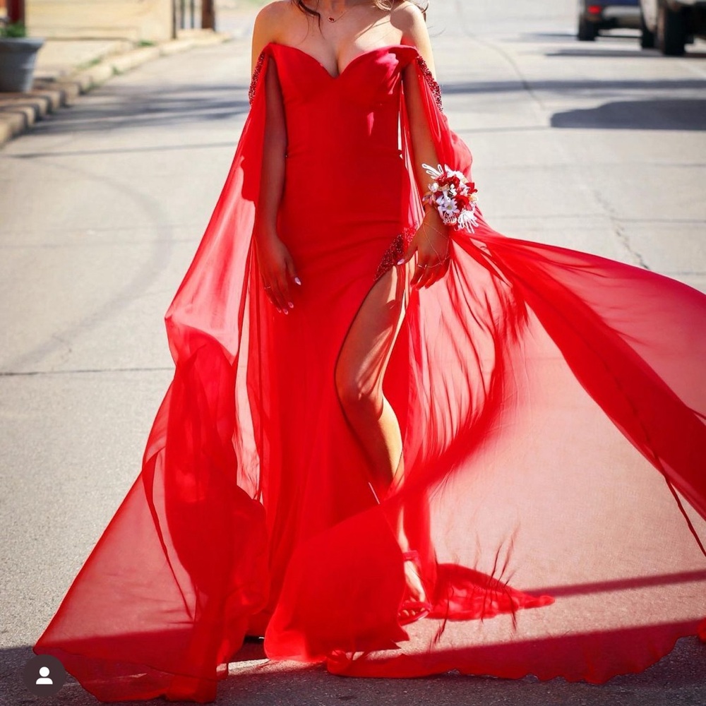 Jovani red prom dress!